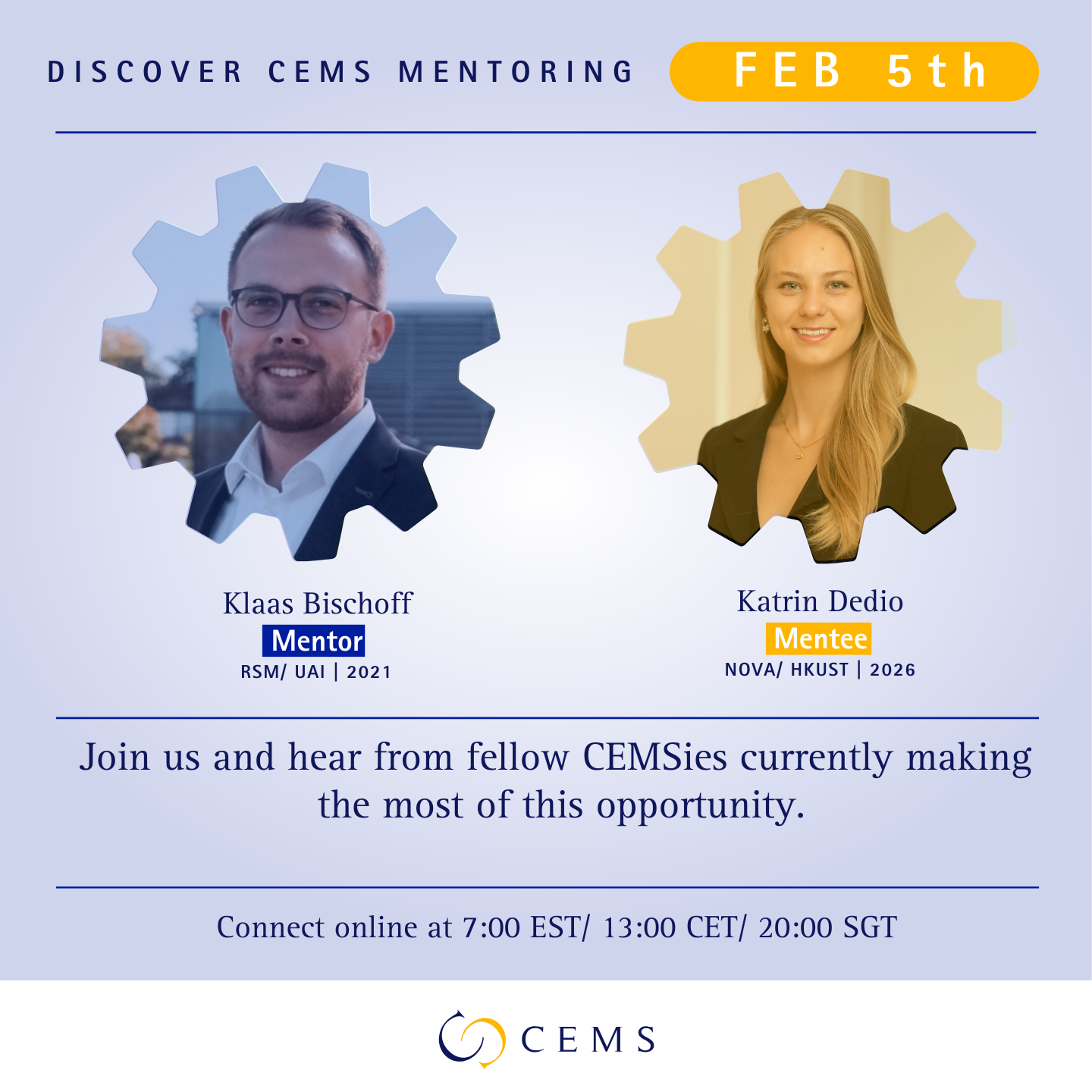 CEMS Mentoring Online Session_Speakers