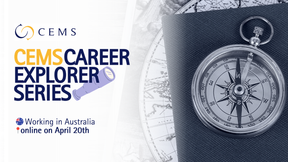 CEMS Career Explorer Series 