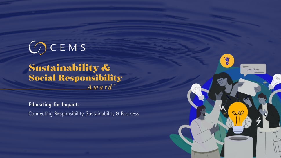 CEMS Sustainability award 
