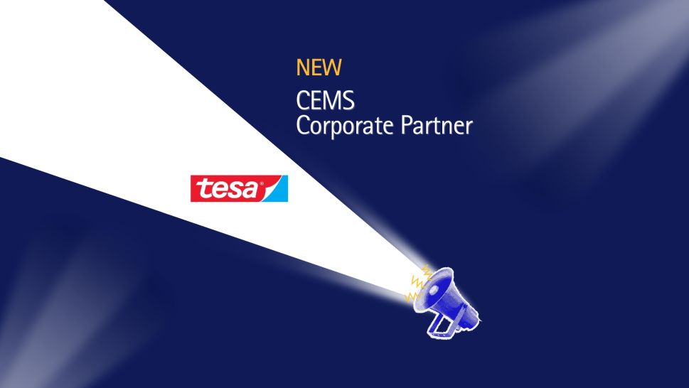 tesa x CEMS - new Corporate Partner