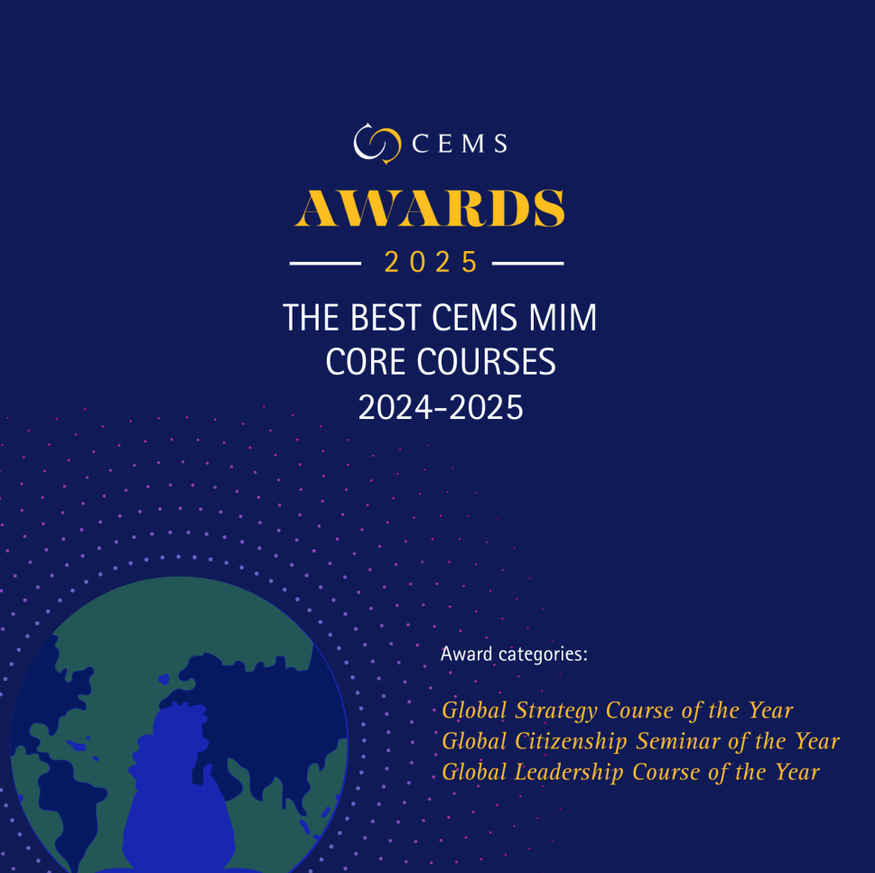 CEMS Awards 2025 - best core courses and seminars