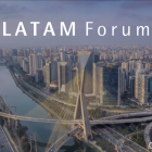 This is a picture of Sao Paulo, with the title LATAM Forum 2024 and the date of the event.